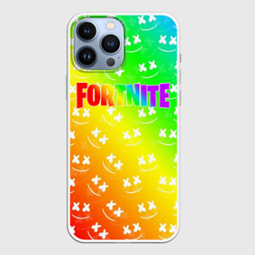 Чехол для iPhone 13 Pro Max с принтом FORTNITE x MARSHMELLO ,  |  | 2019 | armor | armour | cybersport | dj | esport | fortnite | game | logo | marshmello | season 9 | usa | америка | броня | игра | киберспорт | клубная музыка | маршмелло | музыка | музыкант | сезон 9 |