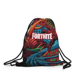 Рюкзак-мешок 3D с принтом FORTNITE HYPERBEAST , 100% полиэстер | плотность ткани — 200 г/м2, размер — 35 х 45 см; лямки — толстые шнурки, застежка на шнуровке, без карманов и подкладки | Тематика изображения на принте: battle royale | fortnite | fortnite battle royale | futuresynth | game | outrun | retrowave | synth | synthwave | игры | ретровейв | синтвейв | фортнайт