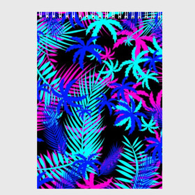 Скетчбук с принтом НЕОНОВЫЕ ТРОПИКИ TROPICAL NEON , 100% бумага
 | 48 листов, плотность листов — 100 г/м2, плотность картонной обложки — 250 г/м2. Листы скреплены сверху удобной пружинной спиралью | hotline miami | neon | new retro wave | outrun | outrun electro | paints | palmen | rainbow | retro | retrowave | summer | synth | synthwave | tropical | брызги | брызги красок | звёзды | космос | краски | лето | неон | пальмы | радуга | 