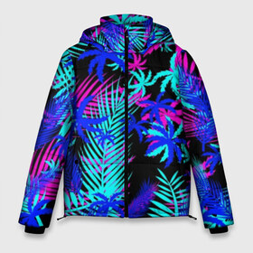 Мужская зимняя куртка 3D с принтом НЕОНОВЫЕ ТРОПИКИ TROPICAL NEON , верх — 100% полиэстер; подкладка — 100% полиэстер; утеплитель — 100% полиэстер | длина ниже бедра, свободный силуэт Оверсайз. Есть воротник-стойка, отстегивающийся капюшон и ветрозащитная планка. 

Боковые карманы с листочкой на кнопках и внутренний карман на молнии. | hotline miami | neon | new retro wave | outrun | outrun electro | paints | palmen | rainbow | retro | retrowave | summer | synth | synthwave | tropical | брызги | брызги красок | звёзды | космос | краски | лето | неон | пальмы | радуга | 