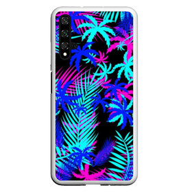 Чехол для Honor 20 с принтом НЕОНОВЫЕ ТРОПИКИ TROPICAL NEON , Силикон | Область печати: задняя сторона чехла, без боковых панелей | Тематика изображения на принте: hotline miami | neon | new retro wave | outrun | outrun electro | paints | palmen | rainbow | retro | retrowave | summer | synth | synthwave | tropical | брызги | брызги красок | звёзды | космос | краски | лето | неон | пальмы | радуга | 