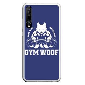 Чехол для Honor P30 с принтом GYM WOOF , Силикон | Область печати: задняя сторона чехла, без боковых панелей | Тематика изображения на принте: bodybuilding | diet | exercise | fitness | gym | heath | motivation | muscle | phil | training | workout | бодибилдинг | мотивация | спорт | трансформация | фитнес | эстетичный