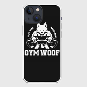 Чехол для iPhone 13 mini с принтом GYM WOOF ,  |  | bodybuilding | diet | exercise | fitness | gym | heath | motivation | muscle | phil | training | workout | бодибилдинг | мотивация | спорт | трансформация | фитнес | эстетичный