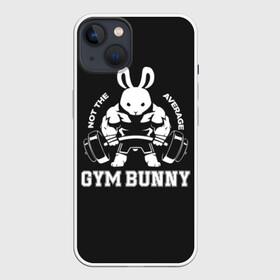 Чехол для iPhone 13 с принтом GYM BUNNY ,  |  | bodybuilding | diet | exercise | fitness | gym | heath | motivation | muscle | phil | training | workout | бодибилдинг | мотивация | спорт | трансформация | фитнес | эстетичный