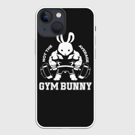 Чехол для iPhone 13 mini с принтом GYM BUNNY ,  |  | bodybuilding | diet | exercise | fitness | gym | heath | motivation | muscle | phil | training | workout | бодибилдинг | мотивация | спорт | трансформация | фитнес | эстетичный