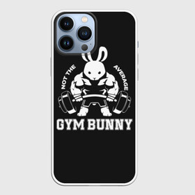 Чехол для iPhone 13 Pro Max с принтом GYM BUNNY ,  |  | bodybuilding | diet | exercise | fitness | gym | heath | motivation | muscle | phil | training | workout | бодибилдинг | мотивация | спорт | трансформация | фитнес | эстетичный