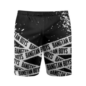 Мужские шорты спортивные с принтом BTS / БТС ,  |  | bangtan boys | bt21 | bts | bts army | bts stickers | j hope | jimin | jin | jungkook | k pop | rap monster | rapmon | suga | v | бтс | корея | стикеры bts