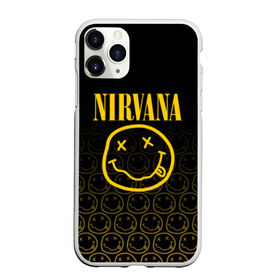 Чехол для iPhone 11 Pro матовый с принтом NIRVANA , Силикон |  | music | nirvana | rip smile | rock | smile | группа | курт кобейн | музыка | нирвана | рок | смайл