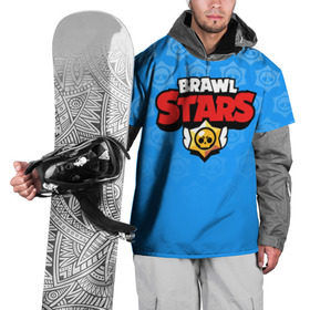 Накидка на куртку 3D с принтом BRAWL STARS | БРАВЛ СТАРС BLUE , 100% полиэстер |  | android | brawl stars | games | mobile game | stars | игры | мобильные игры