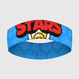Повязка на голову 3D с принтом BRAWL STARS | БРАВЛ СТАРС BLUE ,  |  | android | brawl stars | games | mobile game | stars | игры | мобильные игры
