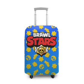 Чехол для чемодана 3D с принтом BRAWL STARS , 86% полиэфир, 14% спандекс | двустороннее нанесение принта, прорези для ручек и колес | android | brawl stars | games | mobile game | stars | игры | мобильные игры
