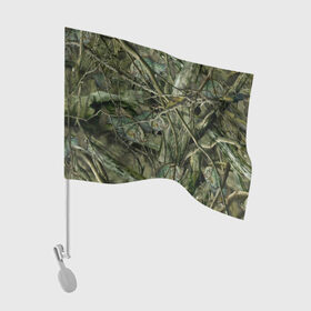 Флаг для автомобиля с принтом Лесной камуфляж , 100% полиэстер | Размер: 30*21 см | камуфляж | лесной камуфляж