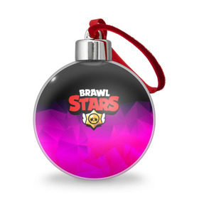 Ёлочный шар с принтом BRAWL STARS CRYSTALES , Пластик | Диаметр: 77 мм | android | brawl stars | games | mobile game | stars | игры | мобильные игры
