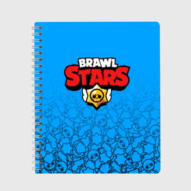 Тетрадь с принтом BRAWL STARS , 100% бумага | 48 листов, плотность листов — 60 г/м2, плотность картонной обложки — 250 г/м2. Листы скреплены сбоку удобной пружинной спиралью. Уголки страниц и обложки скругленные. Цвет линий — светло-серый
 | android | brawl stars | games | mobile game | stars | игры | мобильные игры