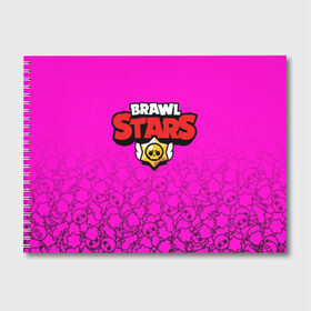 Альбом для рисования с принтом BRAWL STARS , 100% бумага
 | матовая бумага, плотность 200 мг. | android | brawl stars | games | mobile game | stars | игры | мобильные игры