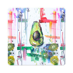 Магнит виниловый Квадрат с принтом Авокадо авангард , полимерный материал с магнитным слоем | размер 9*9 см, закругленные углы | Тематика изображения на принте: авокадо | веган | девушкам | здоровое питание | здоровье | люблю авокадо | овощи | пп | стильно | сыроед | фрукты