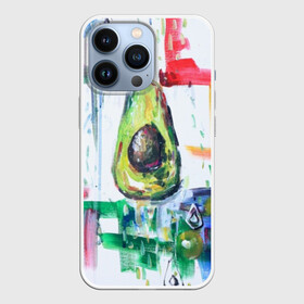 Чехол для iPhone 13 Pro с принтом Авокадо авангард ,  |  | Тематика изображения на принте: авокадо | веган | девушкам | здоровое питание | здоровье | люблю авокадо | овощи | пп | стильно | сыроед | фрукты