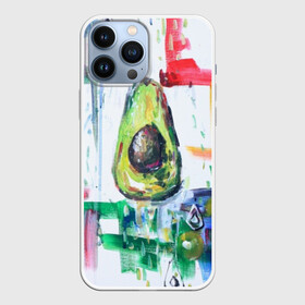Чехол для iPhone 13 Pro Max с принтом Авокадо авангард ,  |  | Тематика изображения на принте: авокадо | веган | девушкам | здоровое питание | здоровье | люблю авокадо | овощи | пп | стильно | сыроед | фрукты