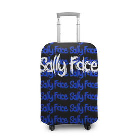 Чехол для чемодана 3D с принтом Sally Face (23) , 86% полиэфир, 14% спандекс | двустороннее нанесение принта, прорези для ручек и колес | 