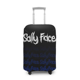 Чехол для чемодана 3D с принтом Sally Face (24) , 86% полиэфир, 14% спандекс | двустороннее нанесение принта, прорези для ручек и колес | face | fisher | larry johnson | mask | sally | sally face | sally fisher | демоны | духи | маска | призраки | салли | салли фейс | салли фишер | фейс