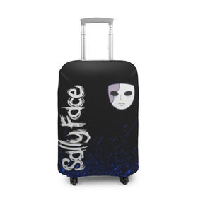 Чехол для чемодана 3D с принтом Sally Face (26) , 86% полиэфир, 14% спандекс | двустороннее нанесение принта, прорези для ручек и колес | face | fisher | larry johnson | mask | sally | sally face | sally fisher | демоны | духи | маска | призраки | салли | салли фейс | салли фишер | фейс