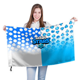 Флаг 3D с принтом BRAWL STARS , 100% полиэстер | плотность ткани — 95 г/м2, размер — 67 х 109 см. Принт наносится с одной стороны | android | brawl stars | games | mobile game | stars | игры | мобильные игры
