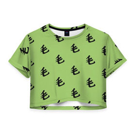 Женская футболка Cropp-top с принтом Saitama Style (Season 2) , 100% полиэстер | круглая горловина, длина футболки до линии талии, рукава с отворотами | one punch man | onepunchman | opm | saitama | ванпанчмен | сайтама