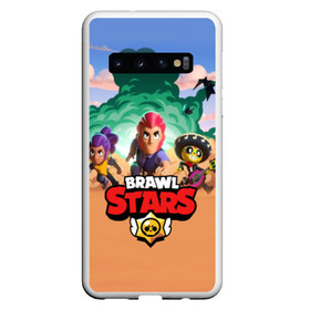 Чехол для Samsung Galaxy S10 с принтом BRAWL STARS , Силикон | Область печати: задняя сторона чехла, без боковых панелей | 8 bit | 8 бит | bibi | brawl stars | crow | el brown | leon | leon shark | max | mr.p | sally leon | shark | stars | virus | werewolf | акула | биби | вирус | ворон | леон | оборотень | пингвин