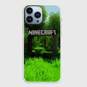 Чехол для iPhone 13 Pro Max с принтом MINECRAFT ,  |  | Тематика изображения на принте: blade | blocks | creeper | cubes | game | ken | mine craft | minecraft | mobs | sword | игры | крипер | майн крафт | майнкрафт | моб
