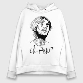 Женское худи Oversize хлопок с принтом Lil Peep , френч-терри — 70% хлопок, 30% полиэстер. Мягкий теплый начес внутри —100% хлопок | боковые карманы, эластичные манжеты и нижняя кромка, капюшон на магнитной кнопке | crybaby | gustav elijah ahr | hellboy | lil peep | lilpeep | peep | rap | густав элайджа ар | лил пип | рэп | хип хоп | эмо рэп