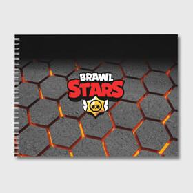 Альбом для рисования с принтом Brawl Stars Hex , 100% бумага
 | матовая бумага, плотность 200 мг. | brawl | brawl st | brawl stars | colt | hexagon | logo | map | mobo | pattern | poco | shelly | stars | бравл | игра | игры | карта | кольт | лого | мобильные игры | патерн | паттерн | поко | соты | старс | шелли