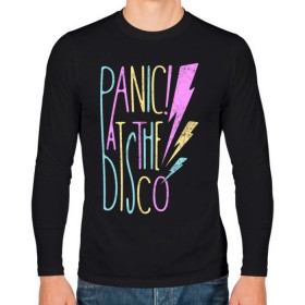 Мужской лонгслив хлопок с принтом Panic! At the Disco , 100% хлопок |  | panic | panic at the disco | patd | группа | музыка | райан росс | рок