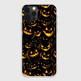 Чехол для iPhone 12 Pro Max с принтом Хэллоуин , Силикон |  | background | black | color | eyes | fangs | halloween | holiday | horror | orange | pumpkin | sinister | teeth | vegetable | yellow | глаза | желтый | зловещий | зубы | клыки | овощ | оранжевый | праздник | тыквы | ужас | фон | хэллоуин | цвет | черный