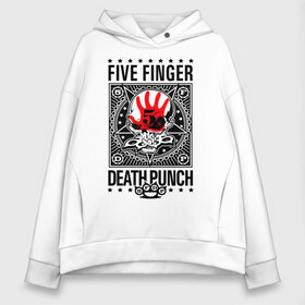 Женское худи Oversize хлопок с принтом Five Finger Death Punch , френч-терри — 70% хлопок, 30% полиэстер. Мягкий теплый начес внутри —100% хлопок | боковые карманы, эластичные манжеты и нижняя кромка, капюшон на магнитной кнопке | 5fdp | ffdp | five finger death punch | metal | альтернатива | группы | метал | музыка | хеви метал