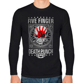 Мужской лонгслив хлопок с принтом Five Finger Death Punch , 100% хлопок |  | Тематика изображения на принте: 5fdp | ffdp | five finger death punch | metal | альтернатива | группы | метал | музыка | хеви метал