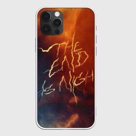 Чехол для iPhone 12 Pro Max с принтом The end is night , Силикон |  | evil | good | good omens | азирафель | ангел | благие намерения | гуд оменс | демон | добро | зло | кроули
