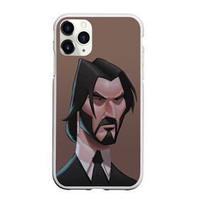 Чехол для iPhone 11 Pro матовый с принтом Фортнайт Уик , Силикон |  | john wick 3 | keanu reeves | parabellum | джон вик | джон уик 3 | киану ривз | фортнайт