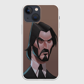 Чехол для iPhone 13 mini с принтом Фортнайт Уик ,  |  | john wick 3 | keanu reeves | parabellum | джон вик | джон уик 3 | киану ривз | фортнайт