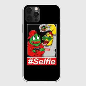 Чехол для iPhone 12 Pro Max с принтом Селфи , Силикон |  | background | black | cap | cool | dude | green | guy | monster | phone | photo | selfie | street | style | yellow | желтый | зеленый | кадр | кепка | красный | креатив | круто | монстр | очки | парень | пацан | прикольный | свитер | селфи | серый 