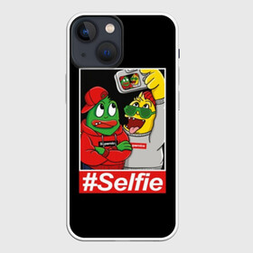 Чехол для iPhone 13 mini с принтом Селфи ,  |  | background | black | cap | cool | dude | green | guy | monster | phone | photo | selfie | street | style | yellow | желтый | зеленый | кадр | кепка | красный | креатив | круто | монстр | очки | парень | пацан | прикольный | свитер | селфи | серый 