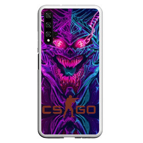 Чехол для Honor 20 с принтом CS GO Hyper Beast , Силикон | Область печати: задняя сторона чехла, без боковых панелей | 2019 | computer game | counter strike | cs | cs go | csgo | dota | dota2 | game | howl | hyperbeast | warning | автомат | вой | го | игрок | компьютерная игра | контр страйк | контра | кс | оружие | турнир