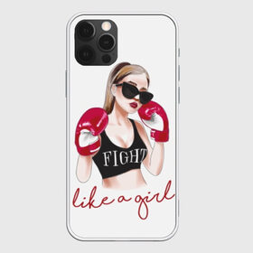 Чехол для iPhone 12 Pro Max с принтом Дерись как девчонка , Силикон |  | athlete | boxing | cool | face | fight | girl | gloves | punch | ring | slogan | sport | sports | woman | young | бокс | девушка | драка | женщина | круто | лицо | молодая | очки | перчатки | ринг | слоган | спорт | спортивная | спортсменка | уд