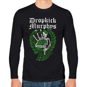 Мужской лонгслив хлопок с принтом Dropkick Murphys , 100% хлопок |  | celtic punk | dropkick murphys | hardcore | oi | punk | группы | кельтский панк | музыка | панк | рок | стрит панк | фолк панк