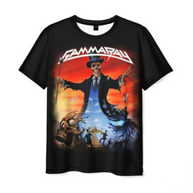 Мужская футболка 3D с принтом Gamma Ray , 100% полиэфир | прямой крой, круглый вырез горловины, длина до линии бедер | Тематика изображения на принте: 