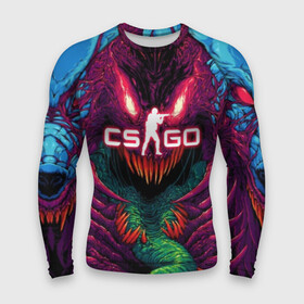 Мужской рашгард 3D с принтом CS GO Hyper Beast ,  |  | 2019 | computer game | counter strike | cs | cs go | csgo | dota | dota2 | game | howl | hyperbeast | warning | автомат | вой | го | игрок | компьютерная игра | контр страйк | контра | кс | оружие | турнир