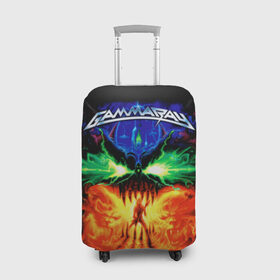 Чехол для чемодана 3D с принтом Gamma Ray , 86% полиэфир, 14% спандекс | двустороннее нанесение принта, прорези для ручек и колес | gamma ray | heavy metal | metal | группы | метал | музыка | пауэр метал | рок | хэви метал