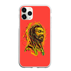 Чехол для iPhone 11 Pro матовый с принтом RastaArt , Силикон |  | Тематика изображения на принте: art | bob marley | cannabis | rasta | rastaman | reggae | reggy | weed | боб марли | раста | растаман | регги | рэгги