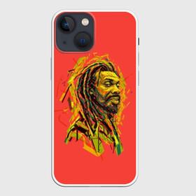 Чехол для iPhone 13 mini с принтом RastaArt ,  |  | Тематика изображения на принте: art | bob marley | cannabis | rasta | rastaman | reggae | reggy | weed | боб марли | раста | растаман | регги | рэгги
