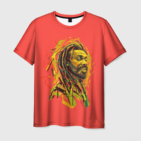 Мужская футболка 3D с принтом RastaArt , 100% полиэфир | прямой крой, круглый вырез горловины, длина до линии бедер | art | bob marley | cannabis | rasta | rastaman | reggae | reggy | weed | боб марли | раста | растаман | регги | рэгги