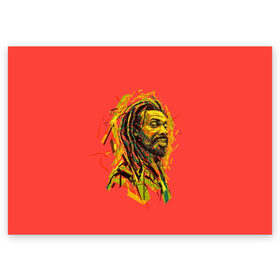 Поздравительная открытка с принтом RastaArt , 100% бумага | плотность бумаги 280 г/м2, матовая, на обратной стороне линовка и место для марки
 | art | bob marley | cannabis | rasta | rastaman | reggae | reggy | weed | боб марли | раста | растаман | регги | рэгги